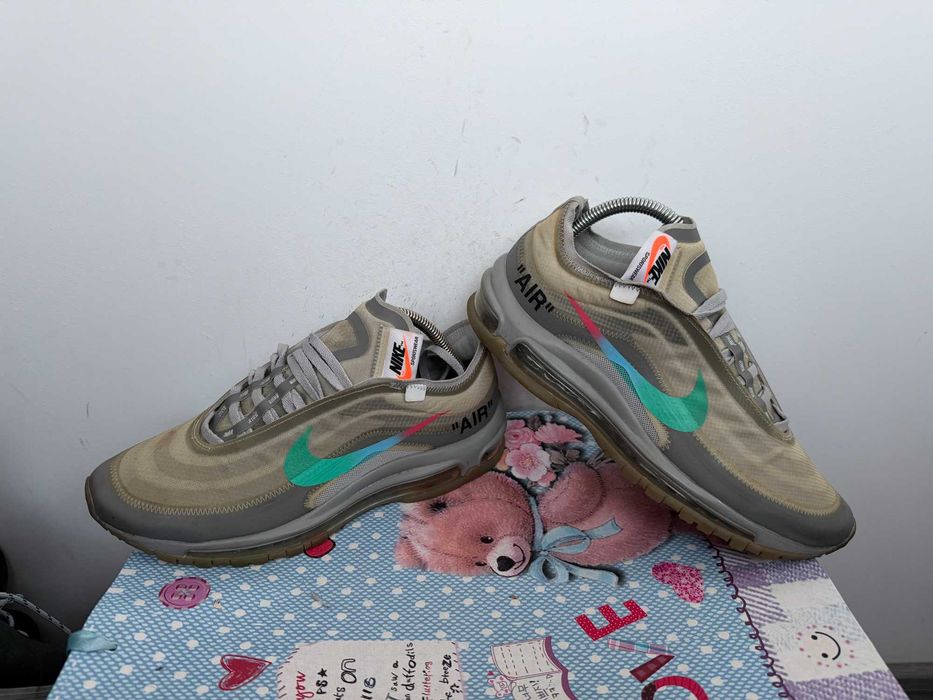 Nike Air Max 97 x OFF-WHITE Menta 2018''оригинални маратонки 41 номер