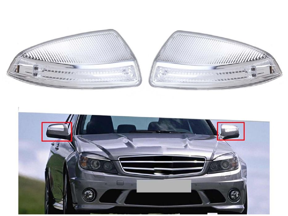 Мигач в огледало за Mercedes C-Class W204/ Vito W639