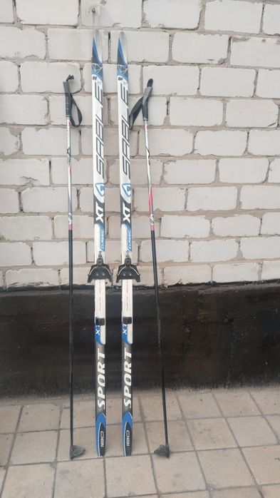 Лыжи беговые б/у