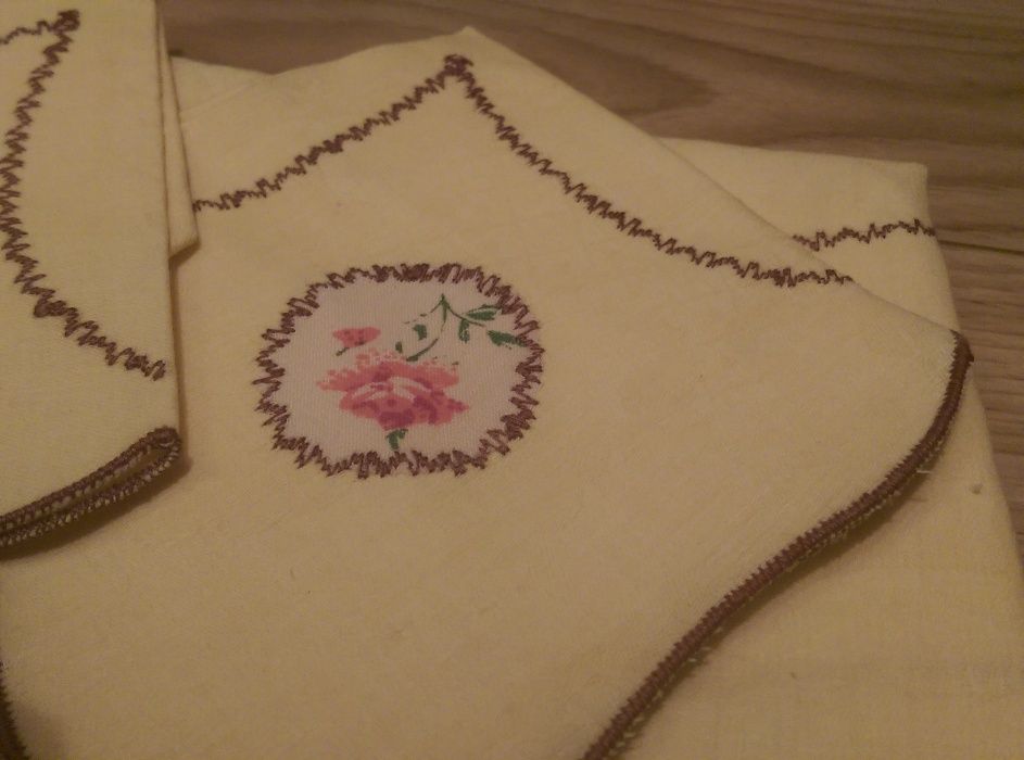 napron damasc cu servet