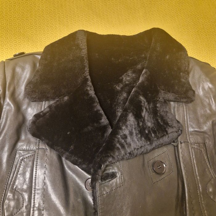 Дубленка натуральная чёрная