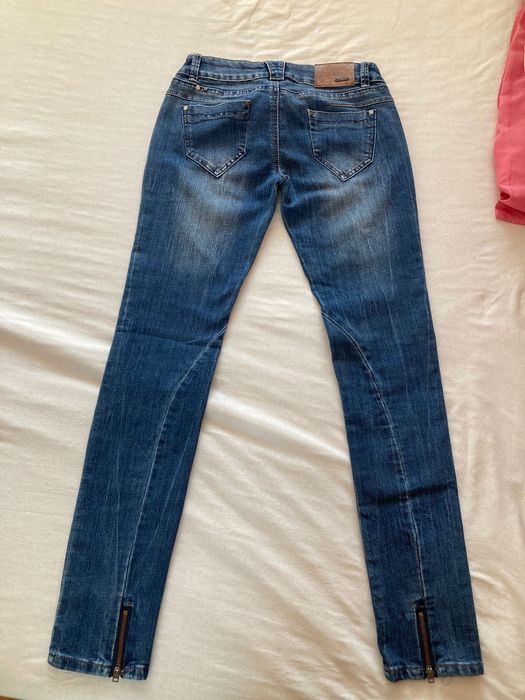 Дамски сини дънки