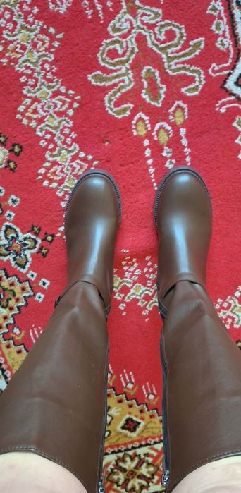 Нови кафяви ботуши 40 размер