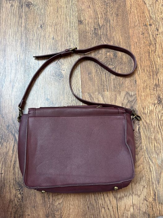 Чанта тип satchel bag, CROPP, цвят бордо