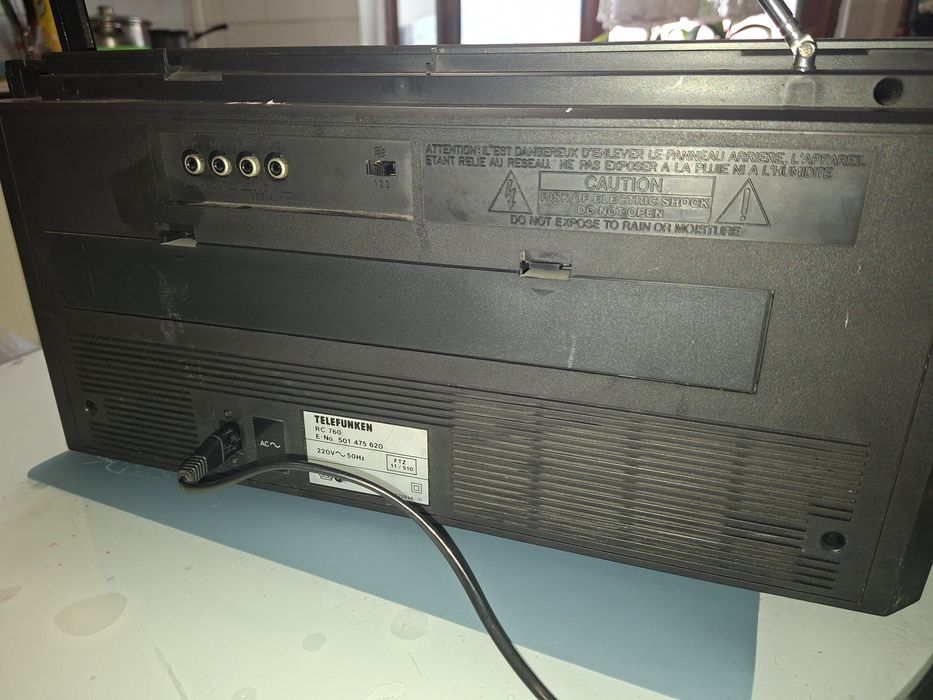 Telefunken RC760, Radiocasetofon Stereo ,Germany 1987,  radio 4 benzi, funcțional, 2 Way Speakers
