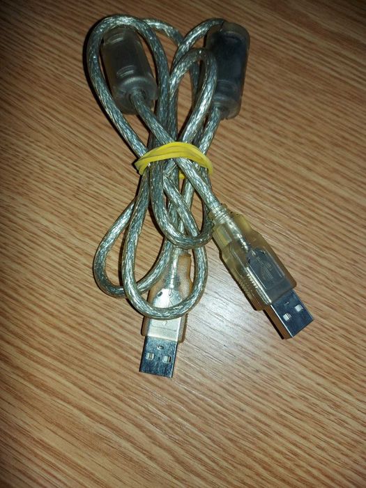 Cablu ecranat  cu 2 USB - uri