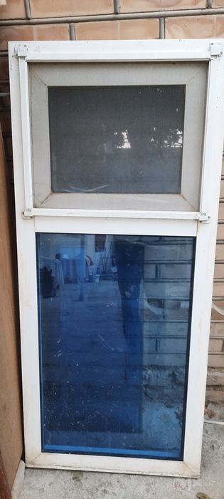 Акфа перегородка эшиги билан ва дераза 67х130см, Навоий ш.
