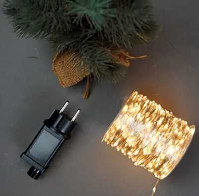 Ghirlanda luminoasa Craciun lumini decorative exterior 100m instalatie