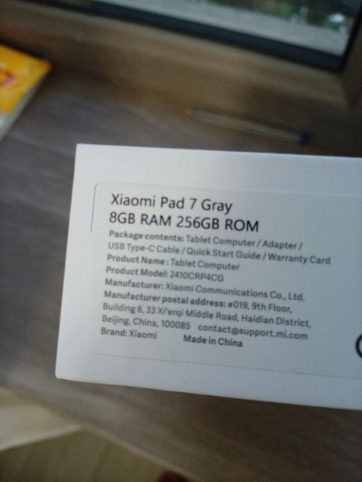 Xiaomi Pad 7 Gray 8+4;+256gb