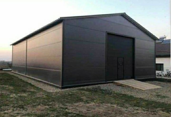 Confecționăm hale metalice din profile IPE  200 .  33×11×4