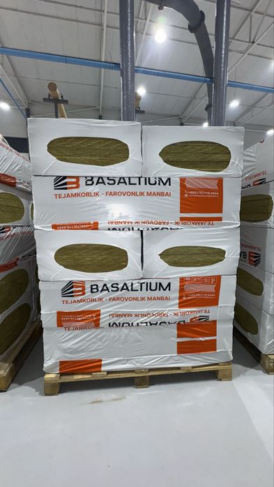 BAZALT Фасад учун Базальт минвата BASALTIUM завод