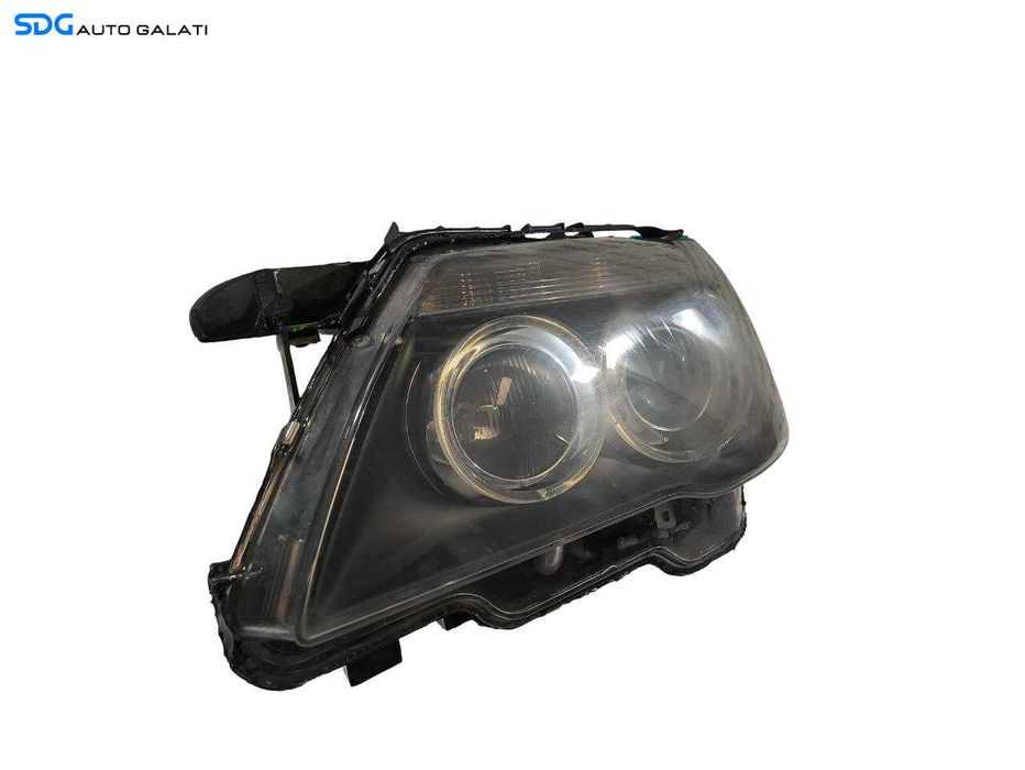 Far Stanga cu Lupa Xenon si Droser Complet EUROPA BMW Seria 7 E65 E66 Facelift FL 2005 - 2008 Cod 6937241 (Ureche Reparata) [LS0337]