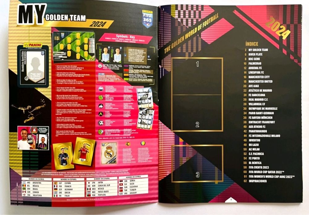 Album complet, nelipit, Panini Fifa 365 2024, 400 de lei