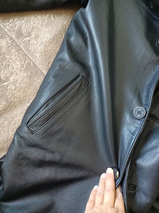 Дубленка кожанная