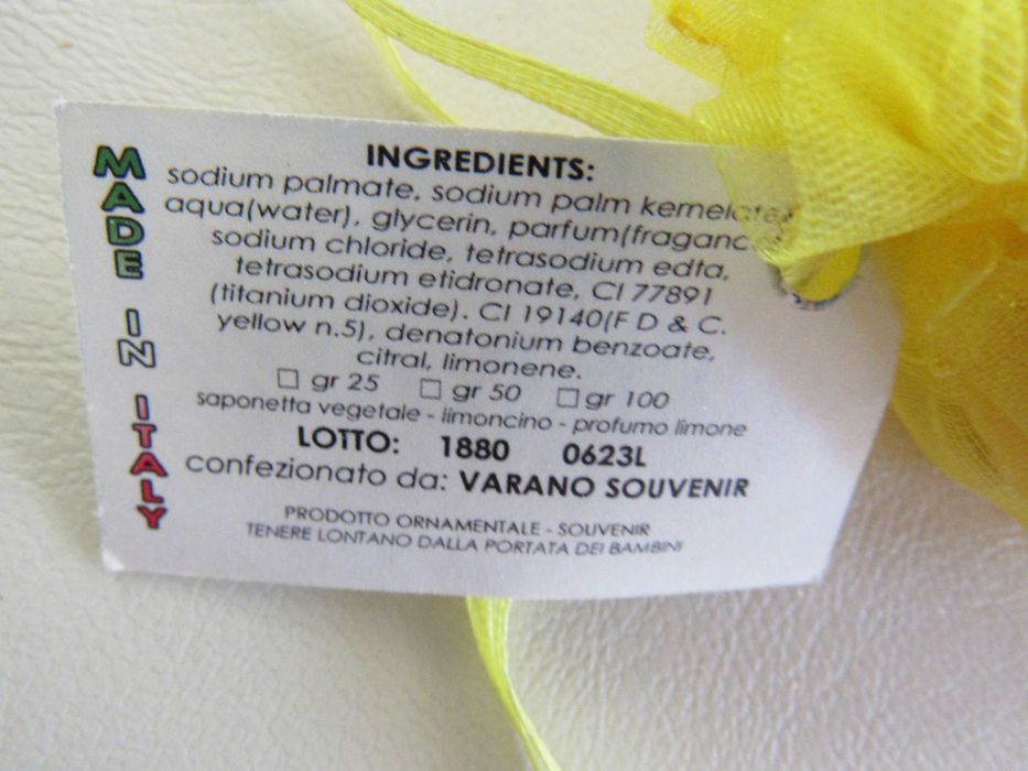 Тоалетен сапун от Неапол, Италия