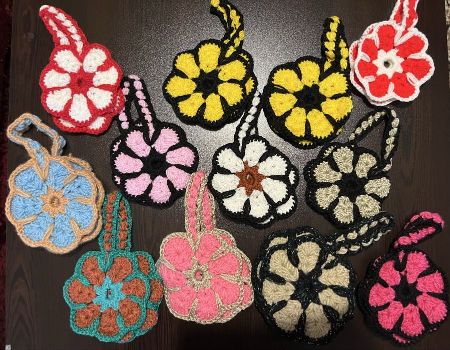 Ръкохватки - ръчно плетени