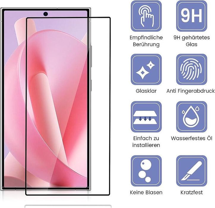 5D Стъклен Протектор за целия дисплей за Samsung Galaxy S24 Ultra