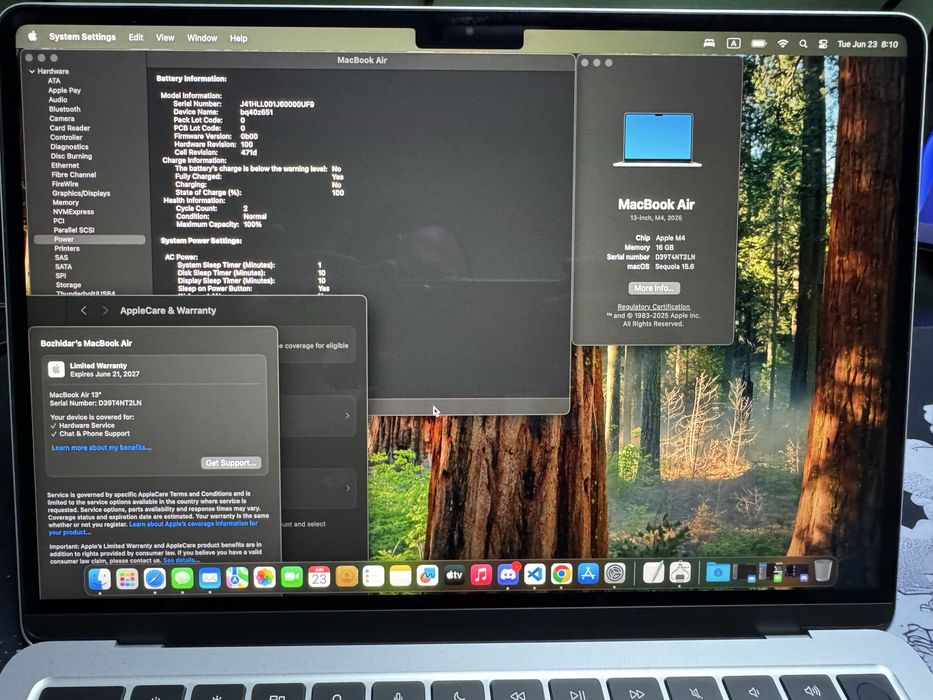 MacBook Air M4 - Чисто Нов