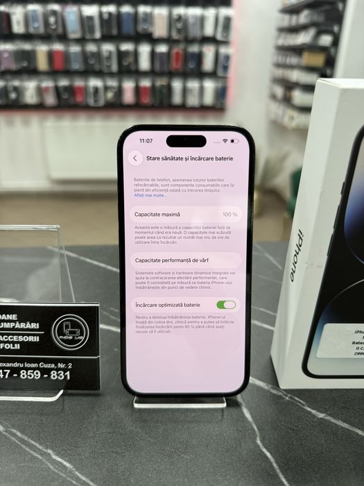 iPhone 14 Pro | 128Gb | Baterie 100% | Ca NOU | Garantie | phonelab.ro