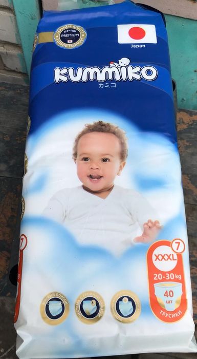 Трусики-подгузники  Kummiko 7, Molfix 6