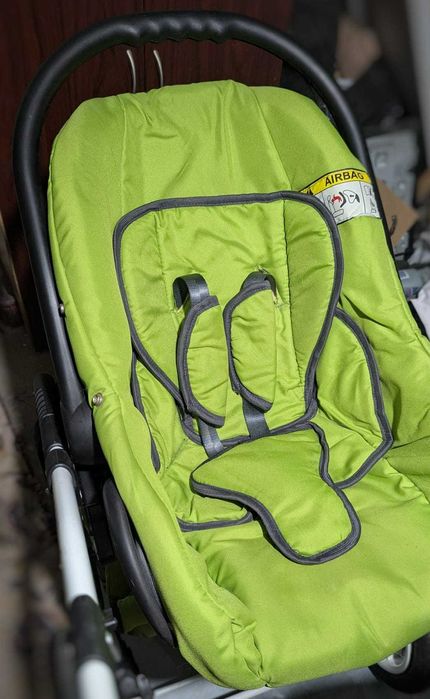 Carucior copii 3 in 1 MyKids Germany Verde (predare personala Brasov)