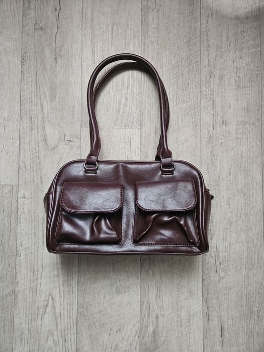 Сумка  бордовая.