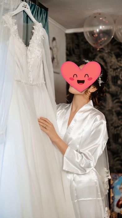 Rochie de mireasă din mătase