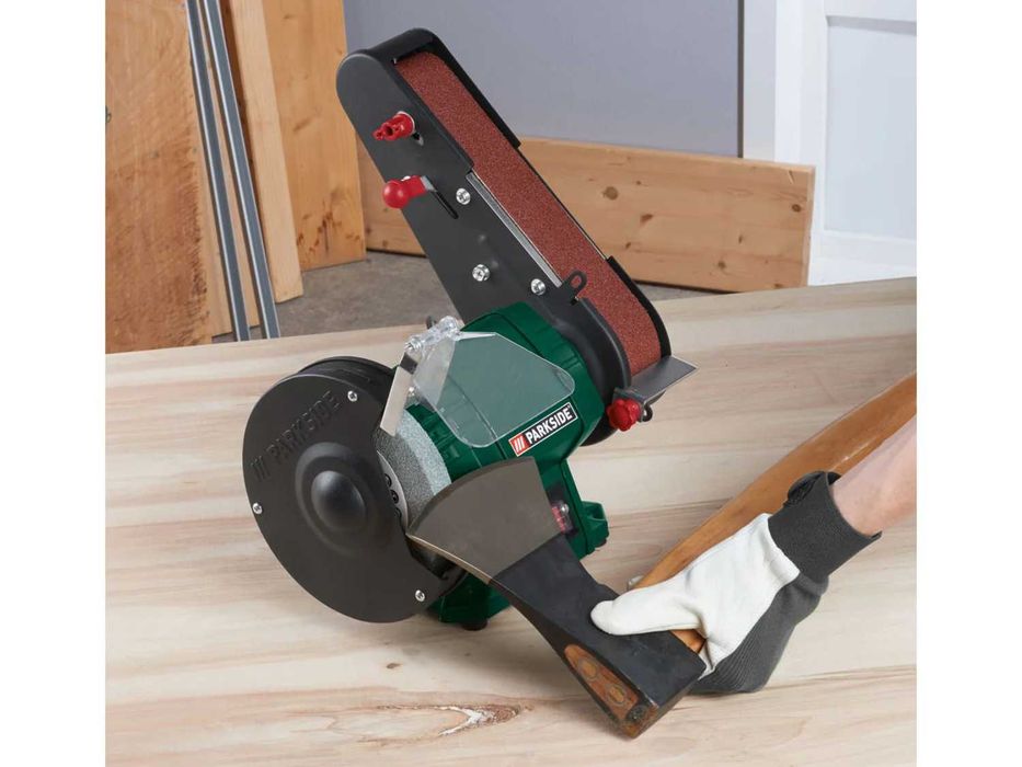 Нова Комбинирана шлайф машина Parkside Лентов шмиргел  240w