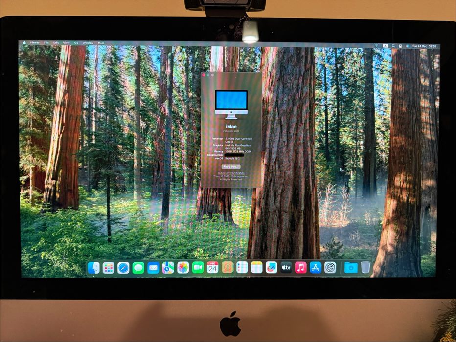 iMac 21,5 inch 2017 16 gb ram 500 SSD