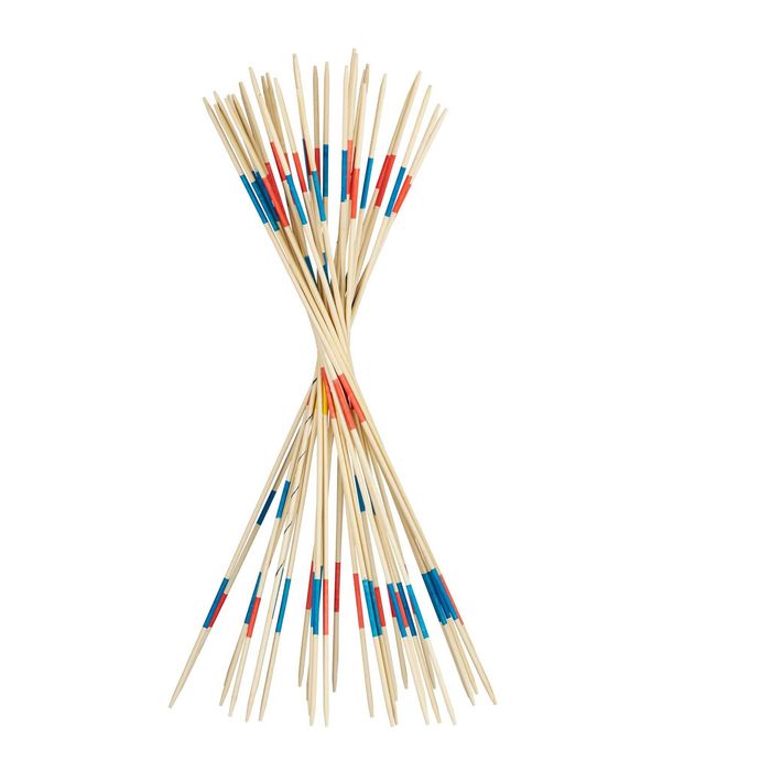 Joc Mikado (Marocco) gigant Relaxdays, cu bete din bambus 90cm