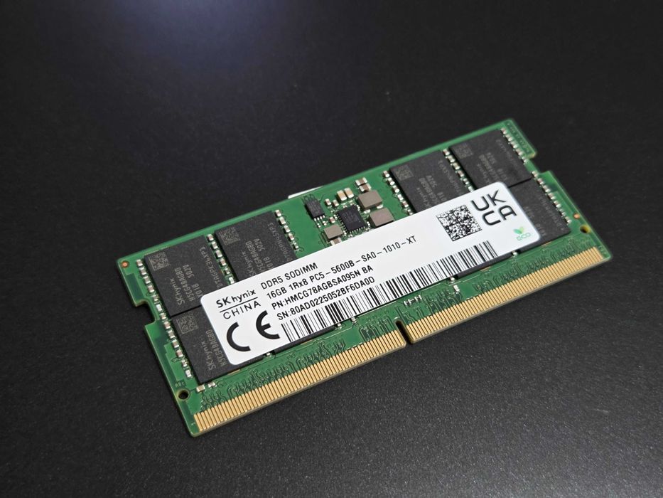 5600Hz 16GB RAM SK Hynix 16GB DDR5 5600MHz SODIMM рам памет 16гб рам лаптоп laptop