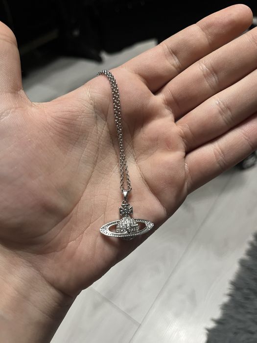 Lantisor Vivienne Westwood Iced Out Orb Pendant