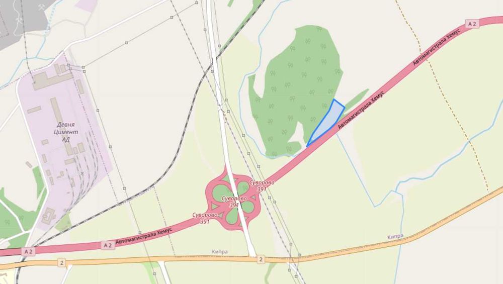 22 дка нива в село Кипра