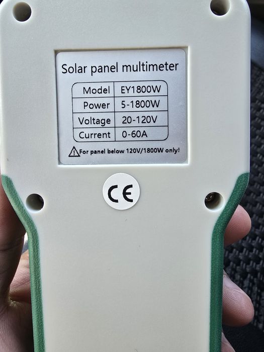 тестер солнечных панелей. Elejoy 1800 watt