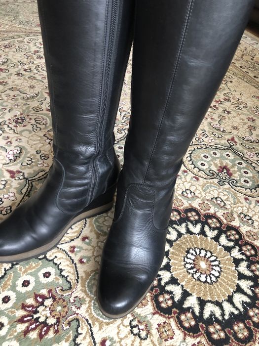 Сапоги кожанные натуралка еврозима