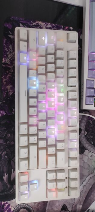 Rampage белая механическая клавиатура