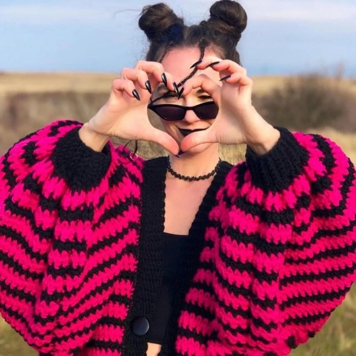 Кардиган ручная работа