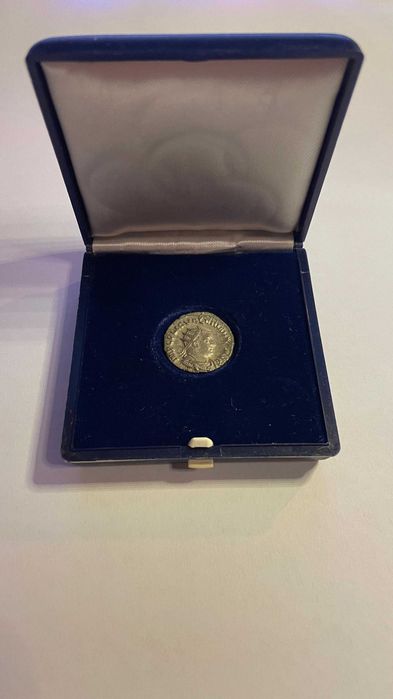 Moneda Denarius roman Valerianus 253 D.C Argint