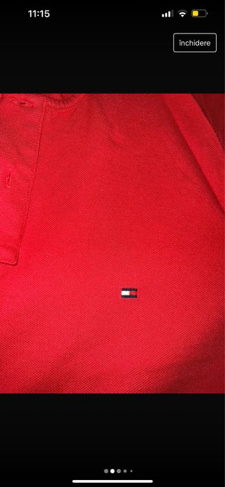 Tricou Tommy Hilfiger rosu