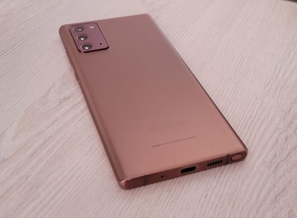 Samsung not 20 5g Gold