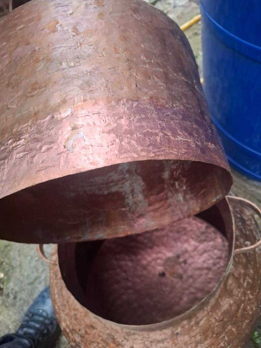 Cazan de țuică din cupru – 30 litri, nefolosit