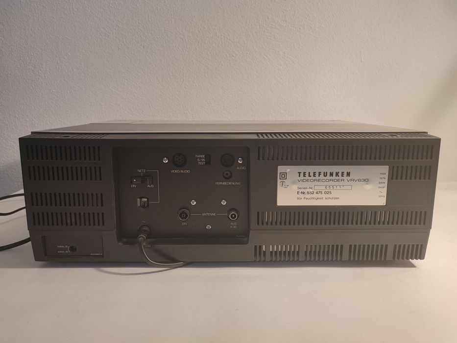 Video Telefunken VRV 630 videorecorder defect