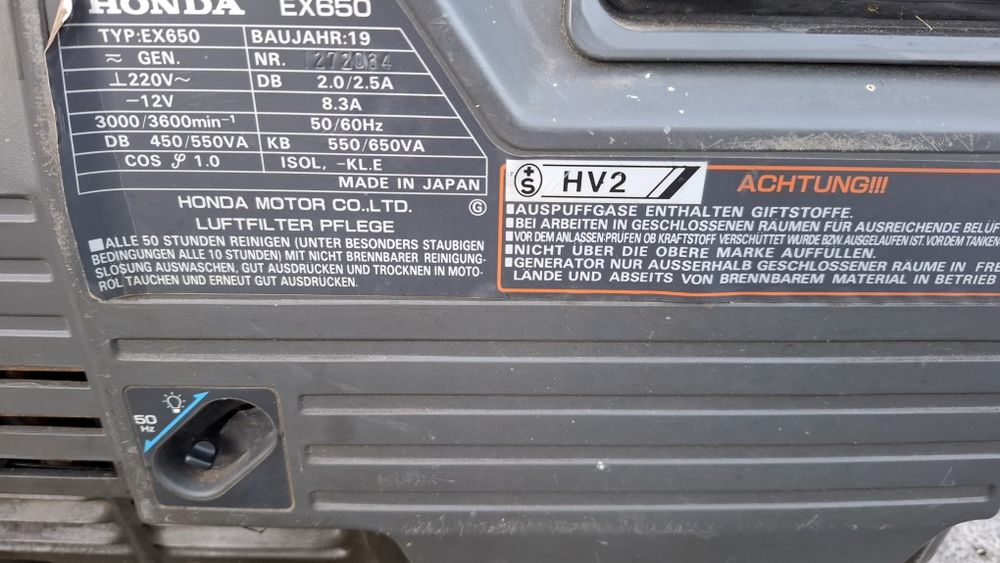 Генератор агрегат за ток ХОНДА