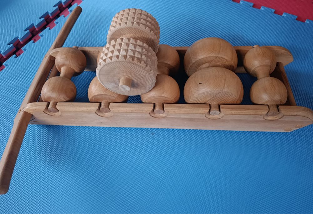 DREVMASS массажер дерево 85х30х20см