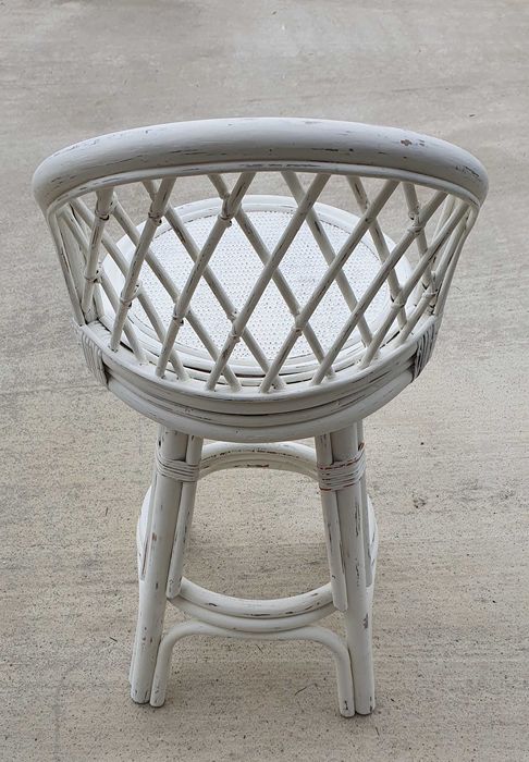 Винтидж ратанов бар стол