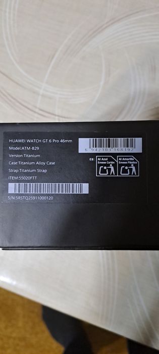 Huaweii watch GT6 Pro