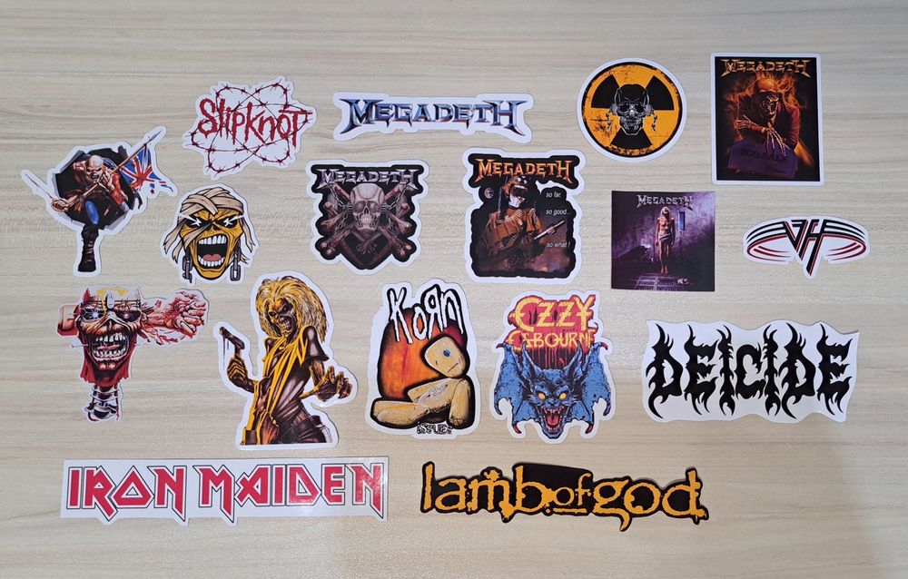 Рок/Метъл декорации за лаптоп/китара