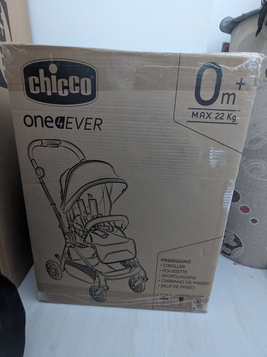 Carucior copii 4 in 1 Chicco One4Ever (scoica, landou, 2 scaune sport)