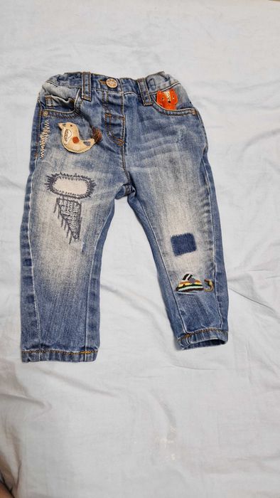 Промо  30 лв DKNY  Бебе дрехи 3 до 6 месеца  яке дънки  космонавт