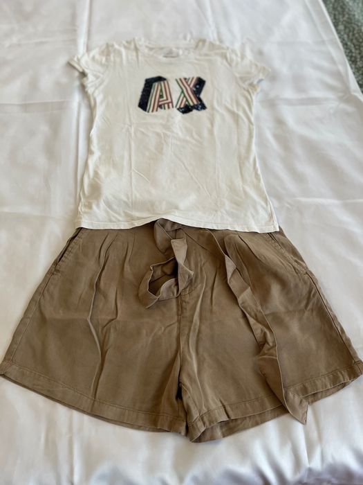 Pantalon scurt elegant +tricou Armâni Jeans